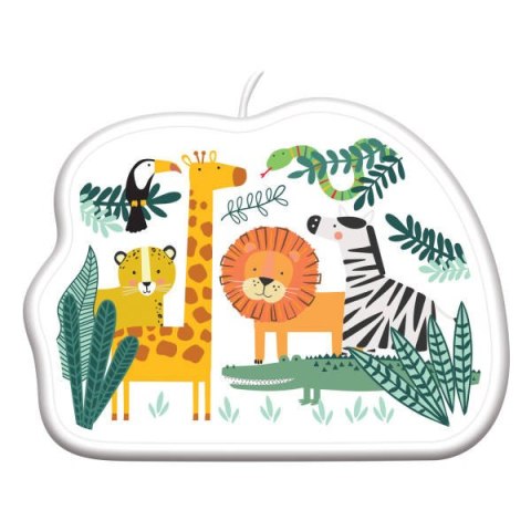 Świeczka Get Wild, zwierzęta Safari, 1 szt. Świeczka Get Wild, zwierzęta Safari, 1 szt.