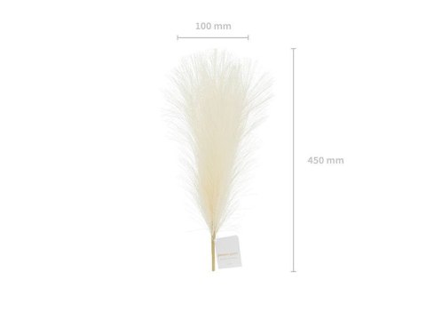 Trawa pampasowa sztuczna,10x45 cm, jasny kremowy Trawa pampasowa sztuczna,10x45 cm, jasny kremowy
