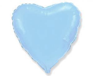 Balon foliowy Serce, Niebieskie, 45cm, Flexmetal Balon foliowy Serce, Niebieskie, 45cm, Flexmetal