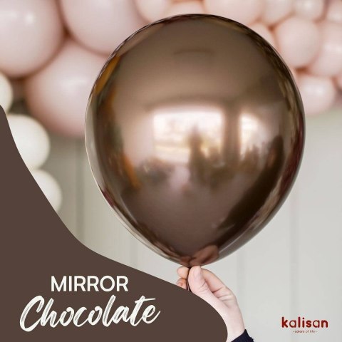 Balony lateksowe Kalisan Mirror Chocolate, 30 cm, 50 szt. Balony lateksowe Kalisan Mirror Chocolate, 30 cm, 50 szt.