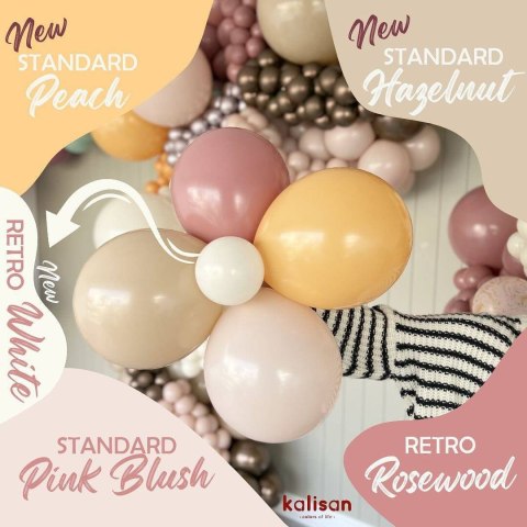 Balony lateksowe Kalisan Pink Blush, różowy 30 cm, 100 szt. Balony lateksowe Kalisan Pink Blush, różowy 30 cm, 100 szt.