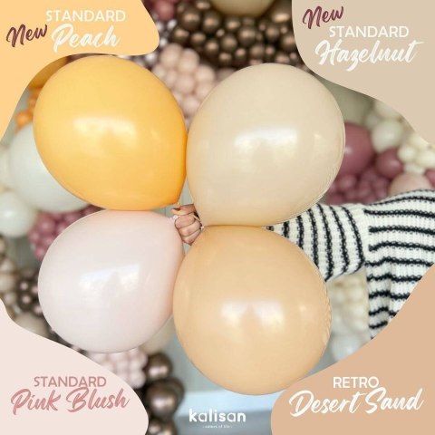 Balony lateksowe Kalisan Pink Blush, różowy 30 cm, 100 szt. Balony lateksowe Kalisan Pink Blush, różowy 30 cm, 100 szt.