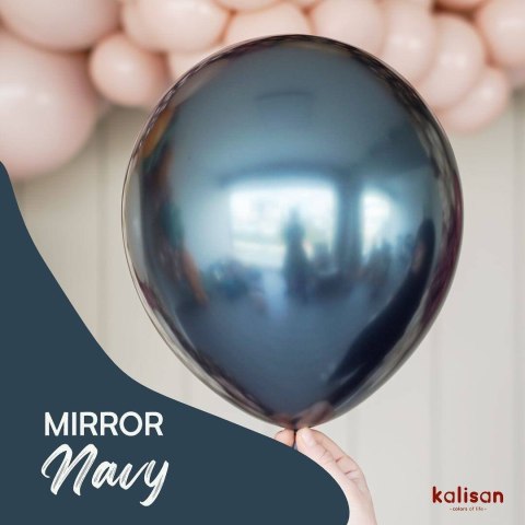 Balony lateksowe Mirror Navy, niebieski, 45 cm, 1 szt. Balony lateksowe Mirror Navy, niebieski, 45 cm, 1 szt.