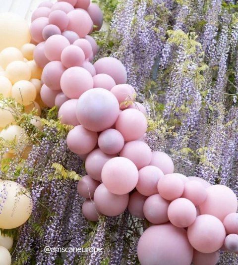 Balony lateksowe Różowe, Decorator Antique Pink, 28cm, 50 szt. Balony lateksowe Różowe, Decorator Antique Pink, 28cm, 50 szt.