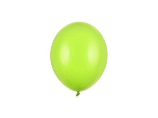 Balony lateksowe Strong, Limonkowe, Pastel Lime Green, 12cm, 100 szt.
