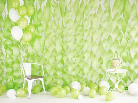 Balony lateksowe Strong, Limonkowe, Pastel Lime Green, 30cm, 50 szt.