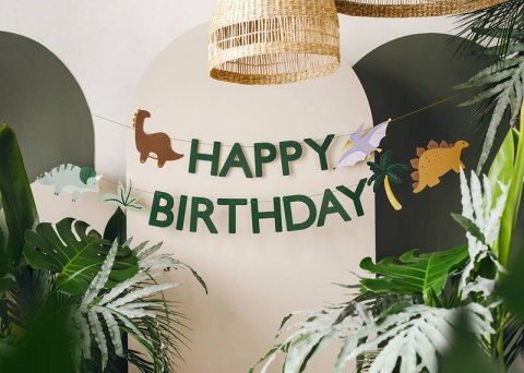 Baner Happy Birthday Dino, 3 m, mix Baner Happy Birthday Dino, 3 m, mix