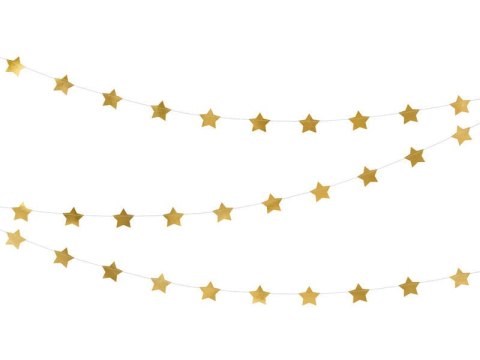 Girlanda Gwiazdki, złoty, 3,6m Girlanda Gwiazdki, złoty, 3,6m