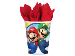 Kubeczki urodzinowe Super Mario, 250 ml, 8 szt.