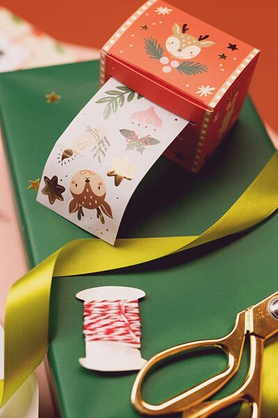 Naklejki świąteczne, Merry Christmas Naklejki świąteczne, Merry Christmas