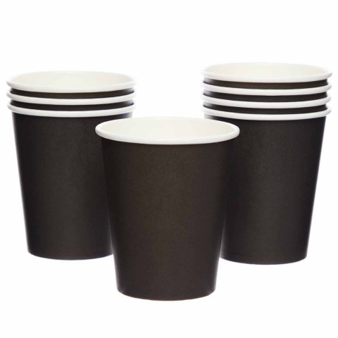 Papierowe Kubeczki Czarne, 237ml, 8 szt. Papierowe Kubeczki Czarne, 237ml, 8 szt.