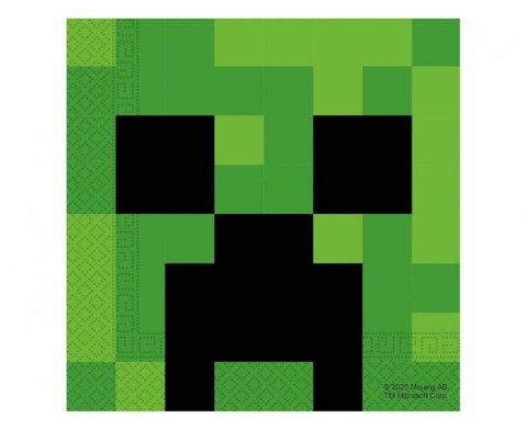 Serwetki papierowe Minecraft, rozm. 33 x 33 cm, 20 szt. Serwetki papierowe Minecraft, rozm. 33 x 33 cm, 20 szt.