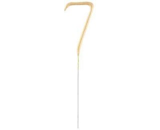 Zimne ognie złota cyfra 7, 17cm