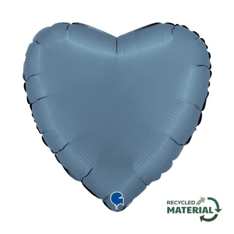 Balon Foliowy - Satynowe, Niebieskie, Jeansowe, 46 cm, Grabo Balon Foliowy - Satynowe, Niebieskie, Jeansowe, 46 cm, Grabo
