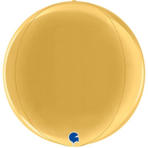 Balon Globe kula złota 4D 40 cm Balon Globe kula złota 4D 40 cm