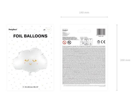 Balon foliowy Chmurka, 51x35.5cm Balon foliowy Chmurka, 51x35.5cm
