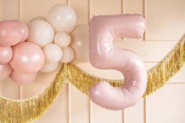 Balon foliowy Cyfra ''5'', 72cm, jasny różowy