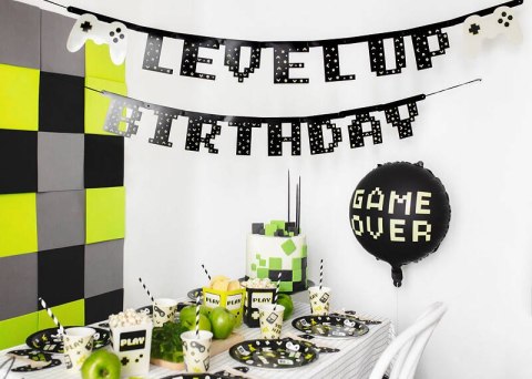 Balon foliowy Game Over, 46 cm Balon foliowy Game Over, 46 cm