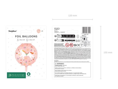 Balon foliowy Koń, 45 cm Balon foliowy Koń, 45 cm