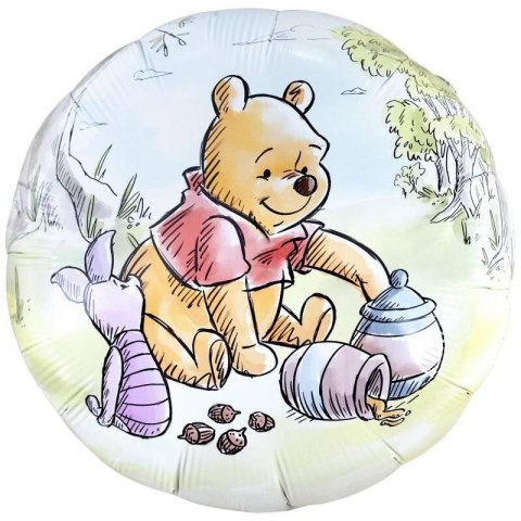 Balon foliowy Kubuś Puchatek, 50 cm Balon foliowy Kubuś Puchatek, 50 cm