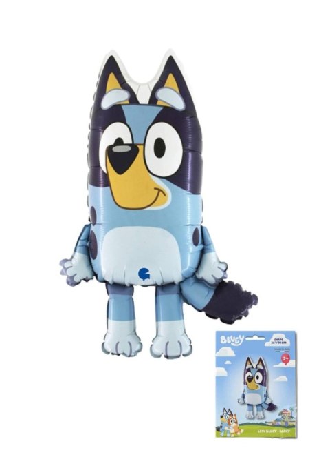 Balon foliowy Pies Bluey 91cm - pakowany Balon foliowy Pies Bluey 91cm - pakowany