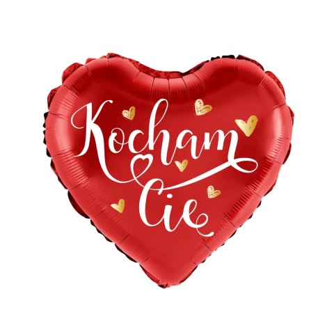 Balon foliowy serce Kocham Cię, 45cm Balon foliowy serce Kocham Cię, 45cm