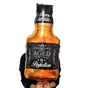 Balon foliowy urodzinowy, Butelka Whisky, 43x76cm Balon foliowy urodzinowy, Butelka Whisky, 43x76cm