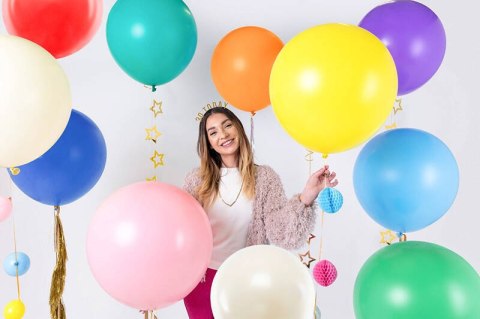 Balon lateksowy Gigant, Niebieski, Pastel Baby Blue, 60cm, 1szt Balon lateksowy Gigant, Niebieski, Pastel Baby Blue, 60cm, 1szt