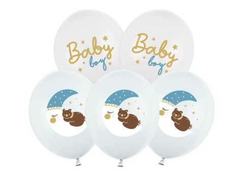 Balony 30 cm, Baby boy, 6szt. Balony 30 cm, Baby boy, 6szt.
