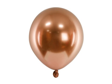 Balony lateksowe Glossy, Chrome, Miedziane, 30cm, 10 szt. Balony lateksowe Glossy, Chrome, Miedziane, 30cm, 10 szt.