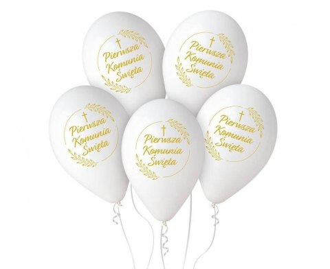 Balony lateksowe, Pierwsza Komunia Św. (kłosy) 30cm, 5 szt. Balony lateksowe, Pierwsza Komunia Św. (kłosy) 30cm, 5 szt.
