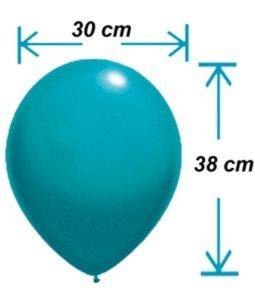 Balony urodzinowe złote "30", 30cm, 10 szt. Balony urodzinowe złote "30", 30cm, 10 szt.