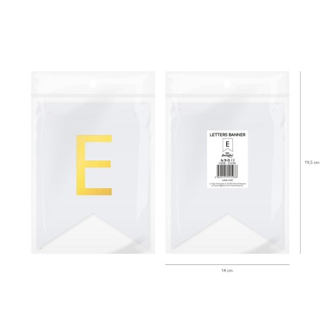 Baner DIY 16x12 cm - literka Ę Baner DIY 16x12 cm - literka Ę