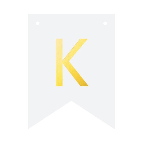 Baner DIY 16x12 cm - literka K Baner DIY 16x12 cm - literka K
