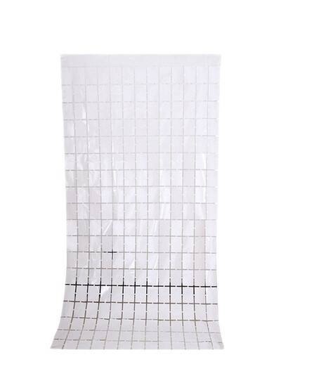 Kurtyna panelowa srebrna, 200x100 cm Kurtyna panelowa srebrna, 200x100 cm