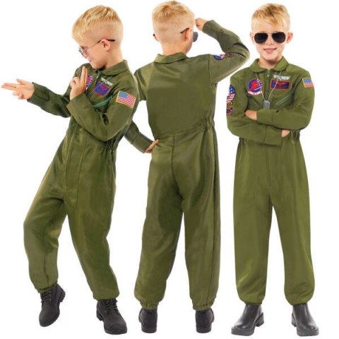 Strój, Kostium dziecięcy Top Gun Maverick, 8-10 lat Strój, Kostium dziecięcy Top Gun Maverick, 8-10 lat