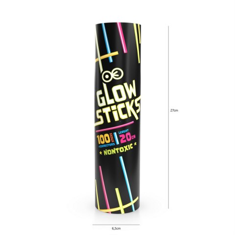 Świecące bransoletki fluorescencyjne, opaski party 100szt. Świecące bransoletki fluorescencyjne, opaski party 100szt.
