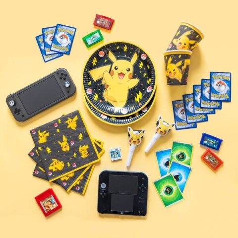 Talerzyki papierowe Pokemon Pikachu, 23 cm, 8 szt. Talerzyki papierowe Pokemon Pikachu, 23 cm, 8 szt.