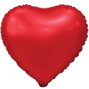 Balon Foliowy Czerwone Matowe Serce 46 cm Balon Foliowy Czerwone Matowe Serce 46 cm