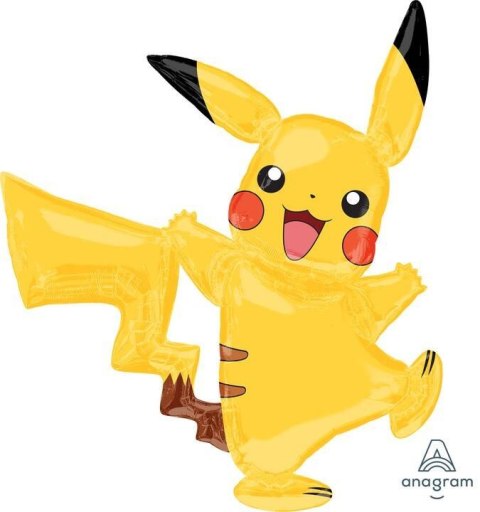 Balon Foliowy Pokemon Pikachu, AirWalker, 132 cm x 139 cm Balon Foliowy Pokemon Pikachu, AirWalker, 132 cm x 139 cm