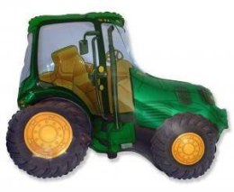 Balon Foliowy - Traktor 60 cm Zielony - pakowany