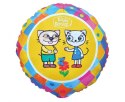 Balon foliowy Bajka Kicia Kocia i Pacek, 18 cali, 46cm