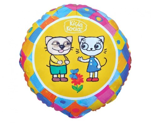 Balon foliowy Bajka Kicia Kocia i Pacek, 18 cali, 46cm Balon foliowy Bajka Kicia Kocia i Pacek, 18 cali, 46cm