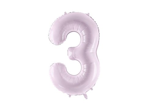Balon foliowy Cyfra ''3"', 72cm, fiolet Balon foliowy Cyfra ''3"', 72cm, fiolet