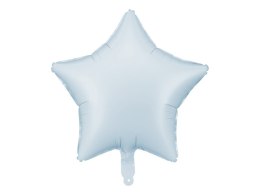 Balon foliowy Gwiazdka, mglisty niebieski, 48 cm