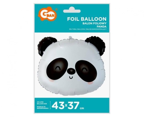 Balon foliowy Panda, 43x37 cm Balon foliowy Panda, 43x37 cm