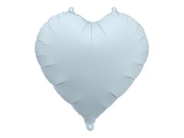 Balon foliowy Serce, 45 cm, mglisty niebieski, 45cm