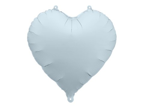 Balon foliowy Serce, 45 cm, mglisty niebieski, 45cm Balon foliowy Serce, 45 cm, mglisty niebieski, 45cm