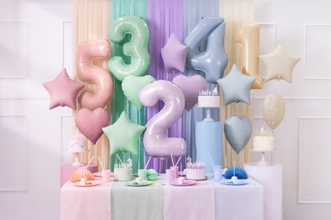 Balon foliowy Serce, 45 cm, mglisty niebieski, 45cm Balon foliowy Serce, 45 cm, mglisty niebieski, 45cm