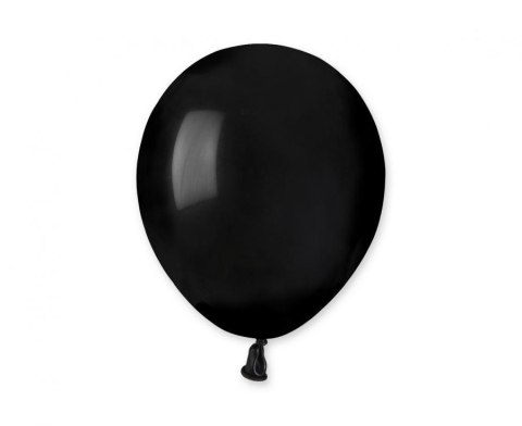 Balony Lateksowe Gemar Czarne Pastel A50 12cm, 100 szt. Balony Lateksowe Gemar Czarne Pastel A50 12cm, 100 szt.